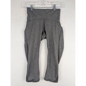 Lululemon Leggings Womens Size 4 High-Rise Crop Yoga Pants Gray